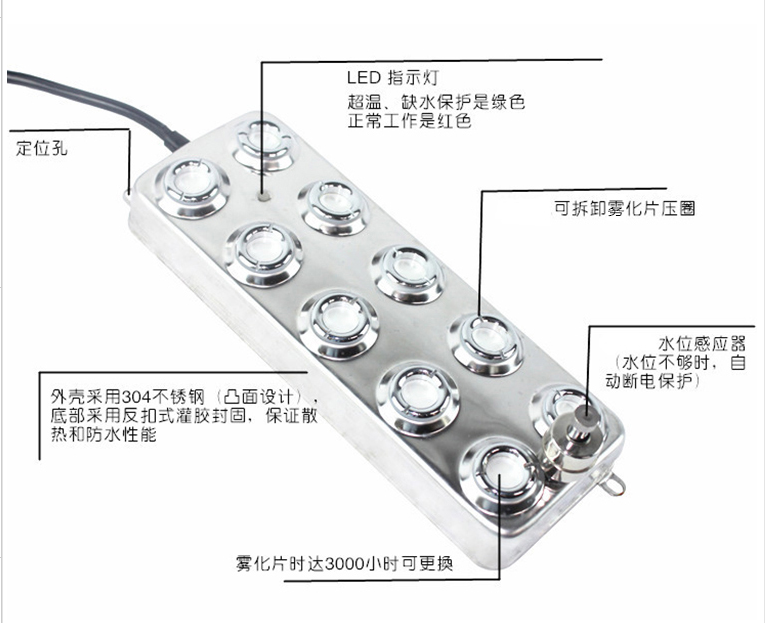 水霧屏/霧幕機內(nèi)部結(jié)構(gòu)分析效果圖